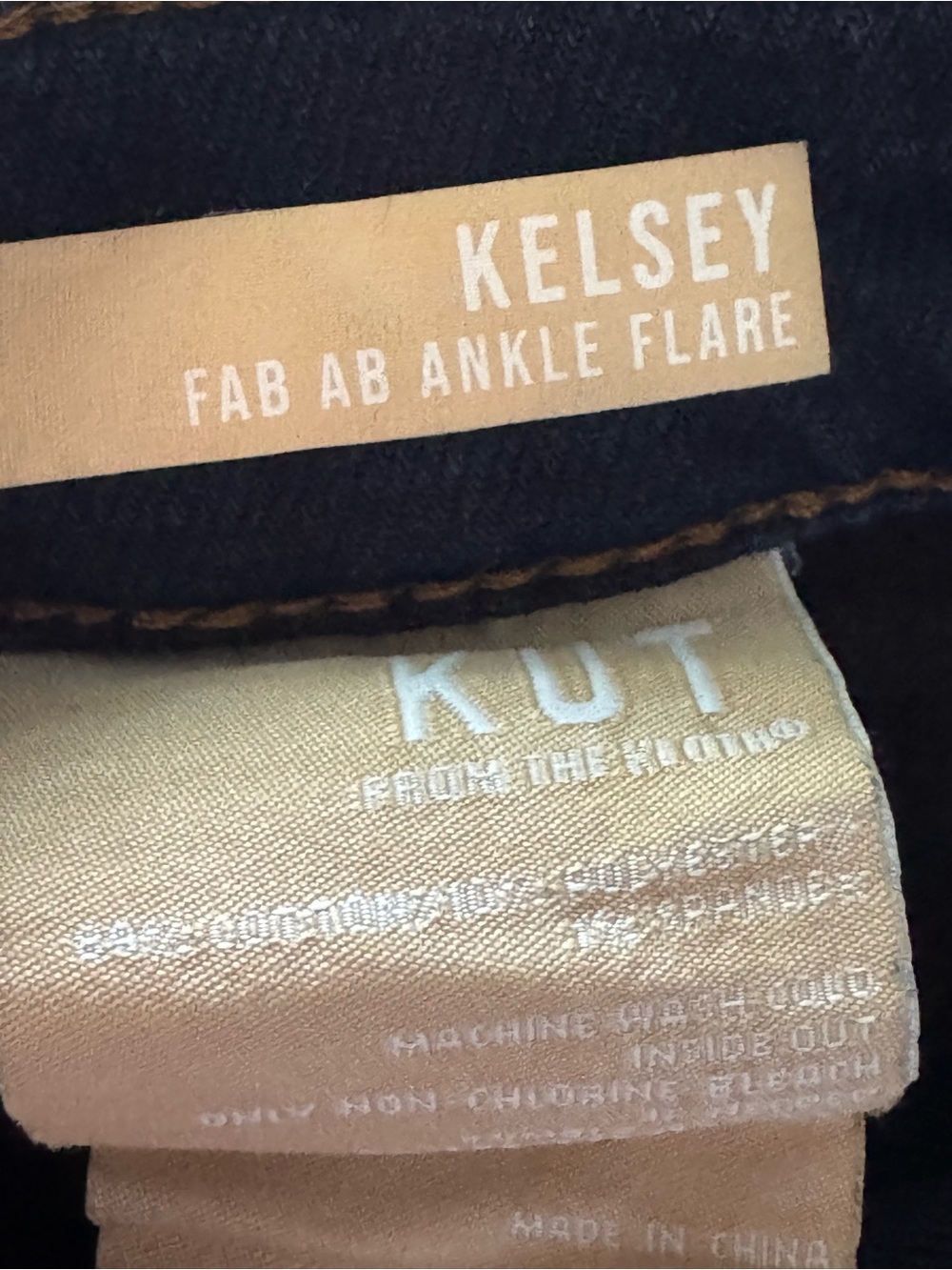 Kut from the Kloth Kelsey Ab Fab Ankle Flare Jeans - Picture 6 of 7